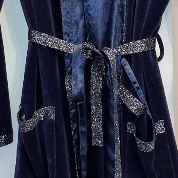 Sublime, cotton velour lined bathrobe, with pockets, Nu by Simons, S, EUC. - Picture 2 of 9